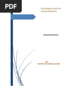 ICCR (Indian Council For Cultural Relations) : Getting Started Guide