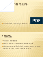 Gênero Textual Crônica (Narrativa)