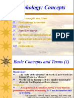 Morphology Concepts