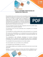 Caso de Estudio Compañia Prestadora de Servicios Públicos