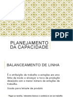 Aula 7 - Planejamento Da Capacidade