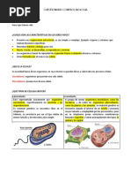 Cuestionario Control Biologia