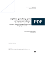 A. Lingüística, Gramática y Aprendizaje de Lenguas Extranjeras - César Romero