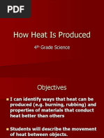 How Heat Is Produced: 4 Grade Science