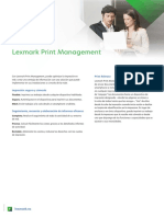 Datasheet Lexmark Print Management