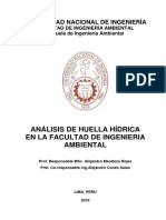 Informe Final de Huella Hidrica Unifia-Rev