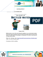 Evidence The Story of Bottled Water