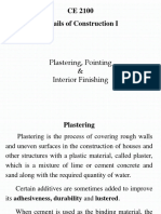 Plastering