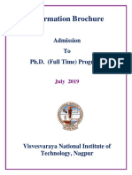 New Full Time PHD Information Brochure JULY 2019 1