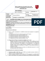 PRÁCTICA 2. Determinación de Cloro Activo en Una Muestra de Blanqueador