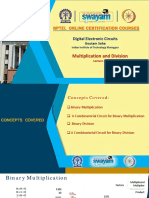 Multiplication Division Using Digital Circuits