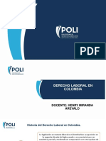 Diapositiva 2019 - Generalidades Del Derecho Laboral en Colombia