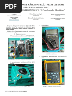 INFORME FINAL 2 EE240M Lab de Maquinas Electricas