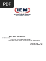 Department - Information Technology: Computer Networking Lab Project