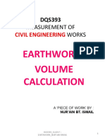 Dqs393 - Class F - Earthwork Volume Calculation