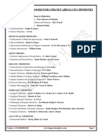 Some Important Books For Csir Net (JRF) Gate Chemistry