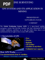 Mine Surveying: Gps System and Its Application in Mining