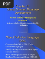 Object-Oriented Database Development: Modern Database Management 6 Edition