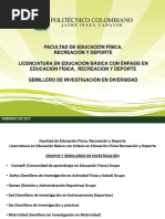 Presentacion Del Semillero de Investigación 2019 - 1