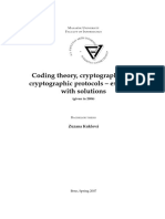 Coding Theory, Cryptography and Cryptographic Protocols - Exercises With Solutions