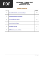 The Institution of Engineers (India) : General Guidelines For Engineering Colleges