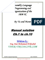 Solution Manual For Assembly Language Programming and Organization of IBM PC PDF