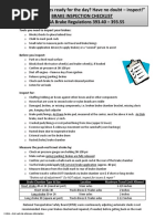 Brake Inspection Check List PDF