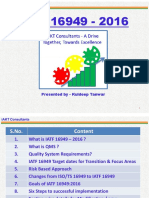 IATF 16949 - 2016: Presented by - Kuldeep Tanwar