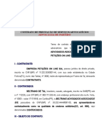 Modelo Contrato Honorarios Advocaticios Advocacia de Partido