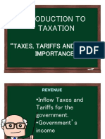 Taxation and Agrarian Reform