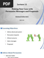 Shafquat Alam - BUS 251 - Lec 10 - Persuasive Messages and Proposals