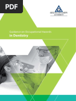 Guidance On Occupational Hazards in Dentistry