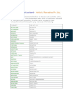 Bioforce Product List