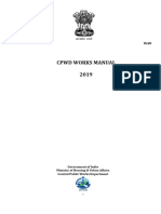 CPWD Works Manual 2019: Draft