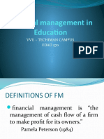 Financial Management in Education: Vvu - Techiman Campus EDAD 570