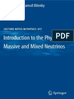 Bilenky S. Introduction To The Physics of Massive and Mixed Neutrinos PDF