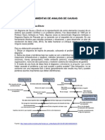 Herramientas de Análisis de Causas