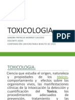 Toxicología Efectos Presentacion