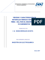 Híbridos Versátiles PMMA-Si02 para El Desarrollo de Recubrimientos PDF