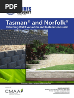 Tasman® and Norfolk®: Retaining Wall Evaluation and Installation Guide