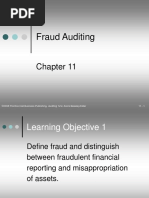 Fraud Auditing: ©2008 Prentice Hall Business Publishing, Auditing 12/e, Arens/Beasley/Elder 11 - 1