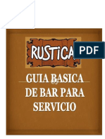 Separata Basica de Bar para Servicio Rustica - 1