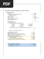 As-NZS1170.5 Seismic Coefficient