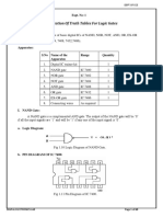 Verification of Truth Tables For Logic Gates