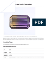 Ametrine Value, Price, and Jewelry Information - International Gem Society