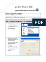 7-Zip File Manager Quick Reference Guide