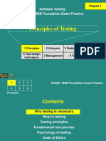 Principles of Testing: Software Testing ISTQB / ISEB Foundation Exam Practice