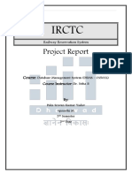 Railway Reservation Project Report