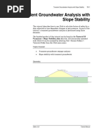 Tutorial 19 Transient + Slope Stability PDF