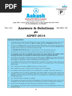 AIPMT 2014 Code-P-Solution PDF